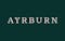 The Ayrburn logo in green and white
